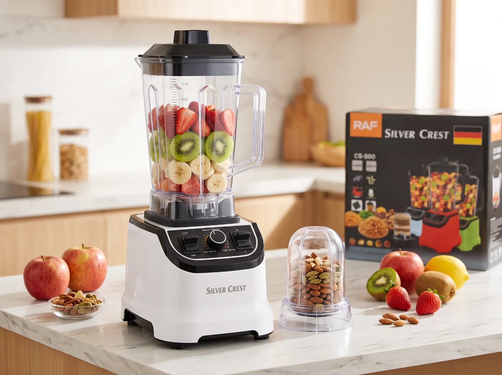 Silver Crest 4500W Heavy-Duty Juicer Blender, image 1 of 3